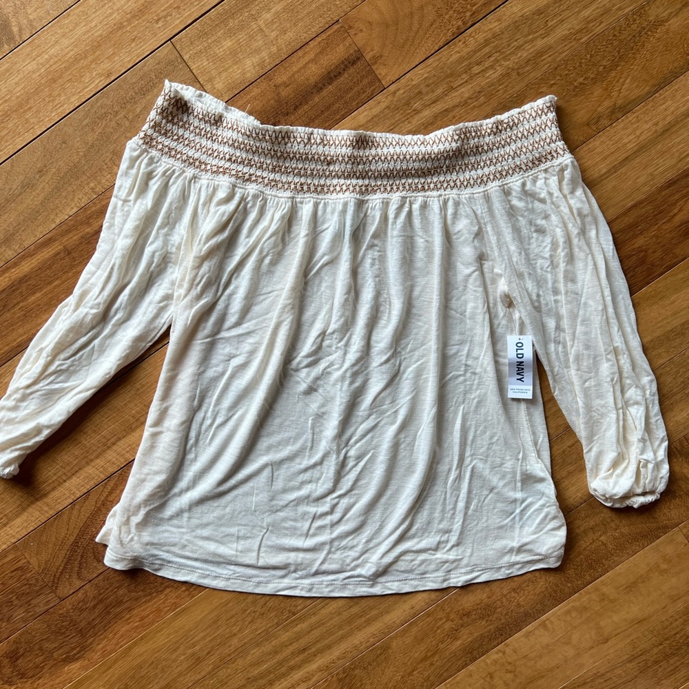 old navy off the shoulder top